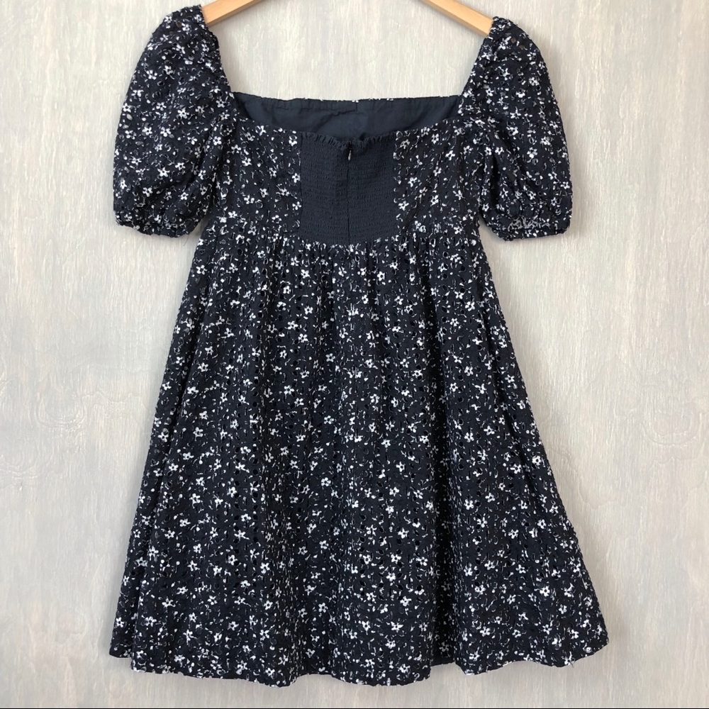 Anthropologie Maeve Lillianne Eyelet Dress Size 4 - Picture 9 of 11